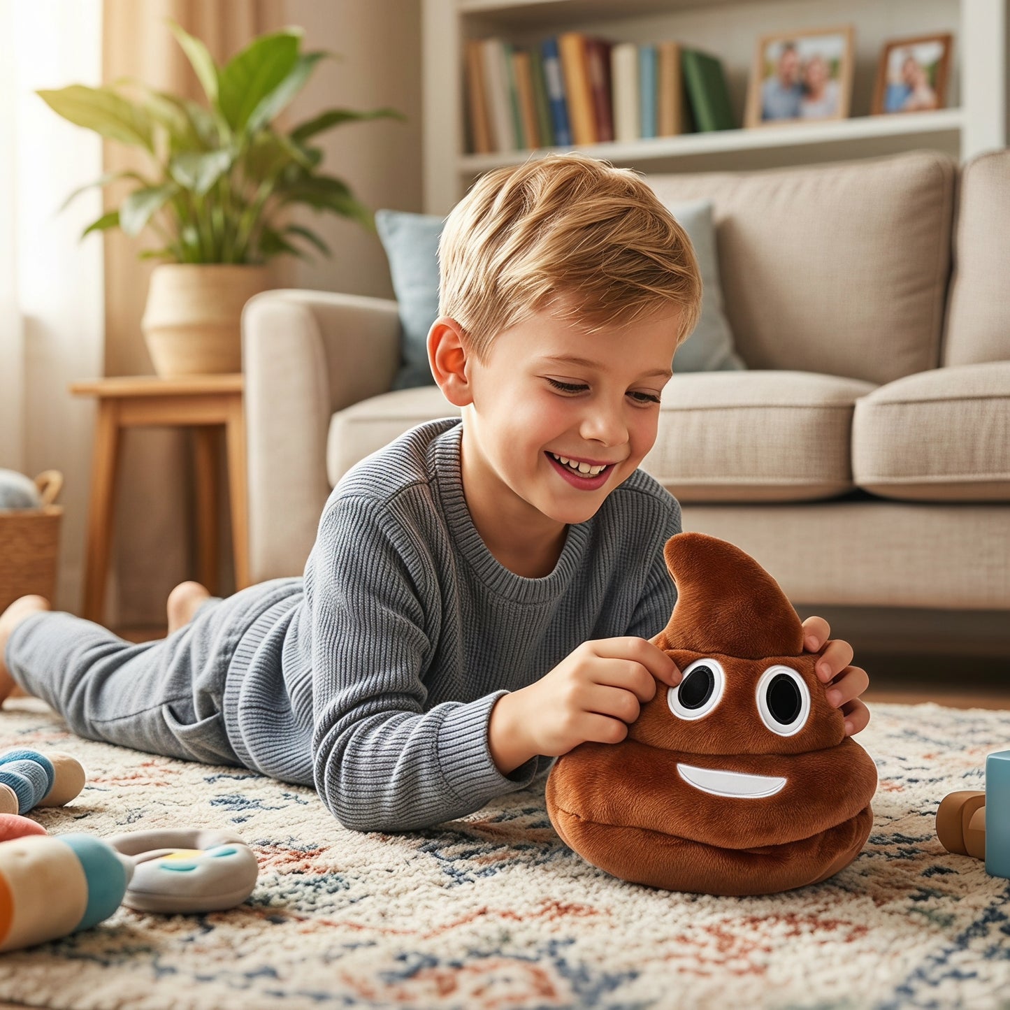 “1+1 ingyen 🎁✨” 💩🎵 Nevetés garantált! Vicces kakis plüssjáték – 💨6+ finghang, 🧸puha plüss, 🎁tökéletes ajándék