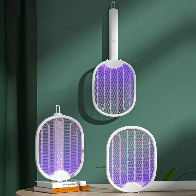 ⏰ Korlátozott ideig érvényes ajánlat 🎁🦟 2 az 1-ben összecsukható elektromos szúnyogcsapó, 🔋 USB-n keresztül tölthető, 💡 UV csapdával – kézben és otthon is