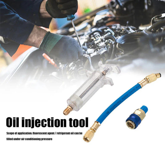 “1+1 ingyen 🎁✨”🔥50% Kedvezmény🏷️🔧 Precíziós AC olajfesték-befecskendező, 🛡️ sárgaréz felépítéssel, 💪 2500 PSI-ig – autóklímákhoz