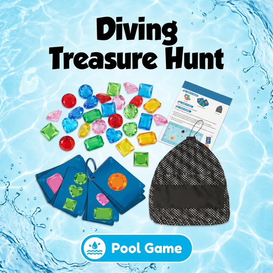 “1+1 ingyen 🎁✨” 🏊♂️💎 Víz alatti kalandjáték! SkillSprout búvár gyémántkereső – 🧠memória + sebesség, 💦medencéhez, 🎁64 színes drágakő