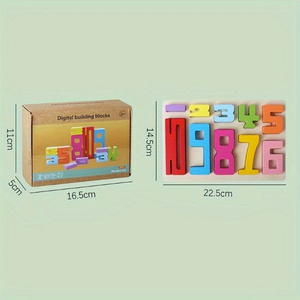 Montessori leseni bloki s številkami | NUMBLOCK