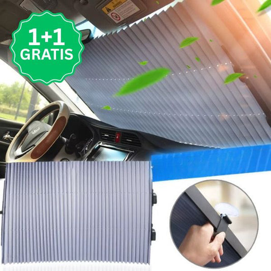 “1+1 ingyen 🎁✨” ☀️ Összecsukható szélvédő napellenző – 🚗 alumínium kerettel, UV-védelemmel