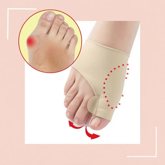 “1+1 ingyen 🎁✨” 🦶 Bunion-korrektor – 🔧 műtét nélkül, fájdalomcsillapító gélpárnákkal, 👟 kényelmes viselet – FIXEDFEET