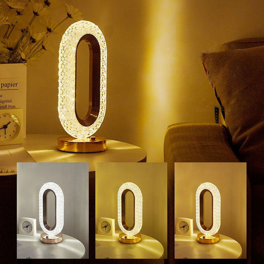 "1+1 brezplačno 🎁✨" ✨ Kristalna LED-nočna lučka – 🎄 božični sijaj, 🕯️ 3 načini svetlobe, 🔋 polnilna – LUXGLOW