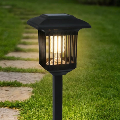 🔥50% Kedvezmény🏷️☀️ Napelemes szúnyogriasztó, 🦟 kettős LED-világítással, 🌙 automatikus nappal-éjszaka funkcióval – kertbe, teraszra