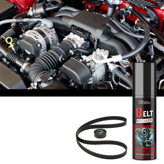 “1+1 ingyen 🎁✨”🚗 Motorszíj kondicionáló spray, 🔧 megelőzi a repedéseket és a kopást, 🛡️ univerzális használatra