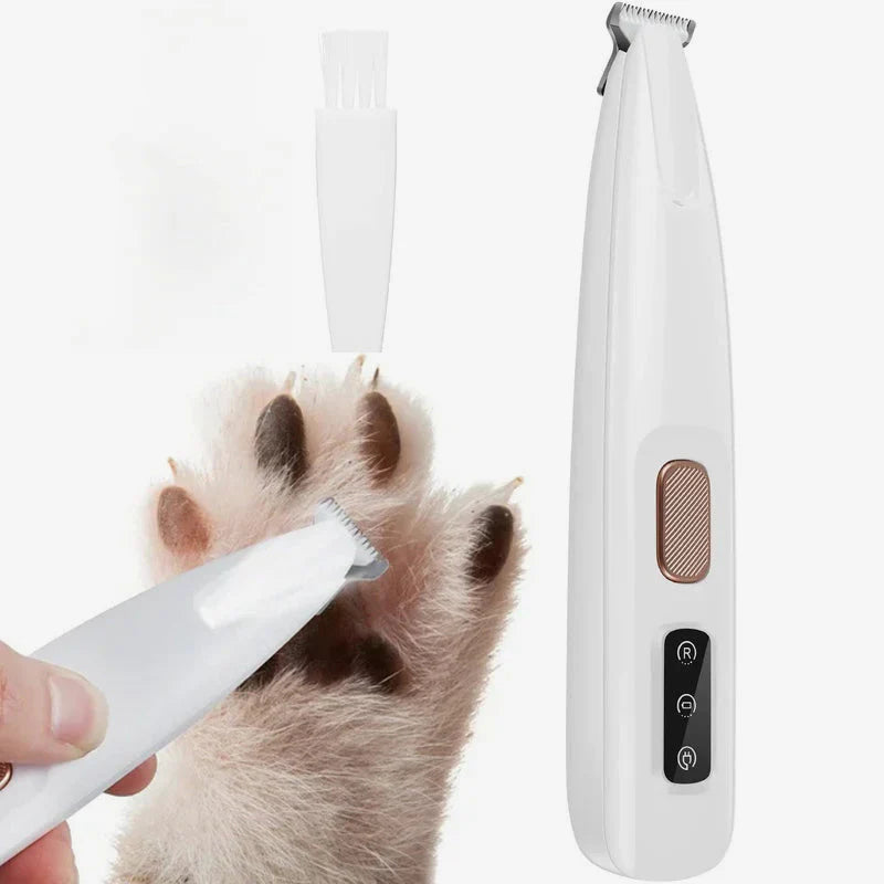 🔦✨ Vízálló Újratölthető Kisállat Borotva LED Fénnyel 🐶💕