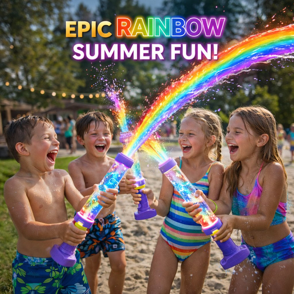 50% kedvezmény🌈 Világos szivárványos LED-es vízipisztoly 💧
