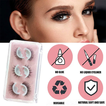 Samolepilne ponovno uporabne umetne trepalnice | LASHGLAM