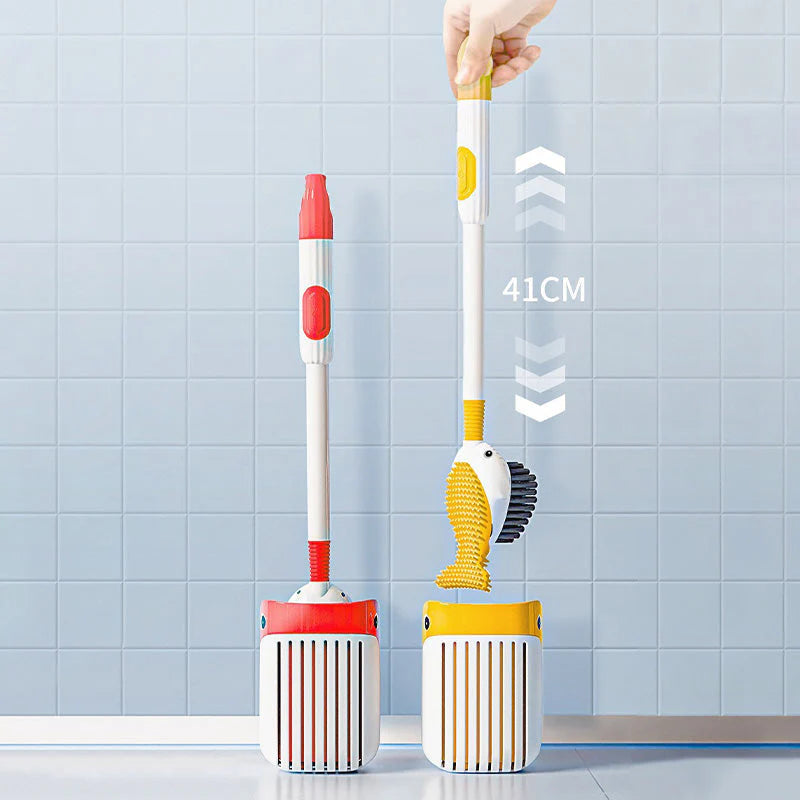 🔥50% Kedvezmény🏷️🎨Több színben kapható🧹 Falra szerelhető WC tisztítókefe 🚽 beépített tisztítószer-tartállyal 🌈 4 színben – praktikus és helytakarékos