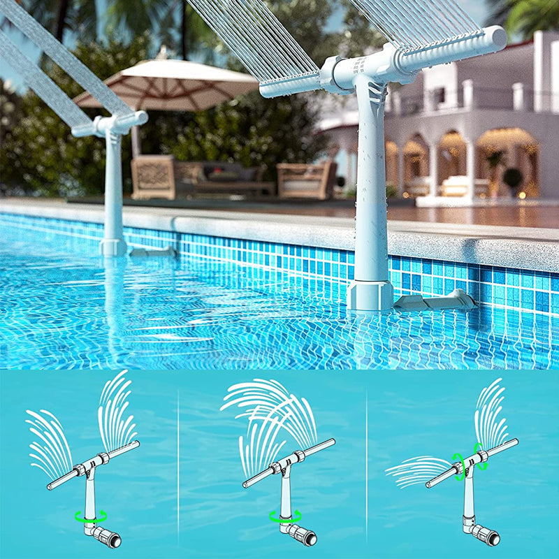 🔥 50% Kedvezmény 📦 Kombinált csomag 🔗💦 Pool Fountain Sprayer 🏊