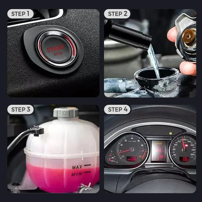 🔥✨ Dodatek za hladilno tekočino avtomobilskega motorja iz nerjavečega jekla (50 % popust) 🚗