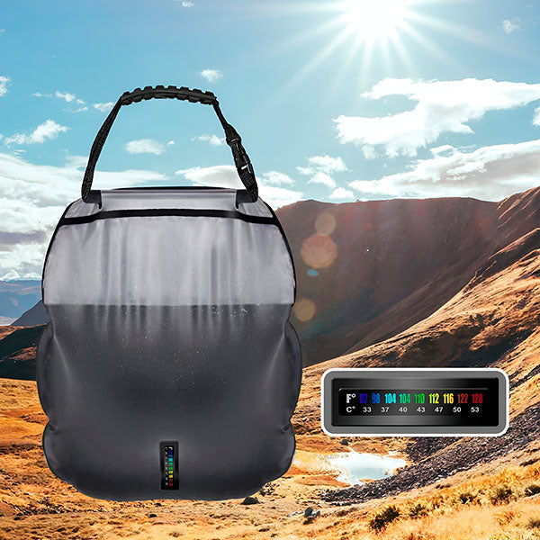 "1+2 brezplačno 🎁✨"🚿 Sončna kamp tuš vrečka SHOWDY 20L – sončno ogrevanje 🌡️ vgrajen termometer 🎒 zložljiva lahka zasnova 🏕️ večnamenska zunanja uporaba