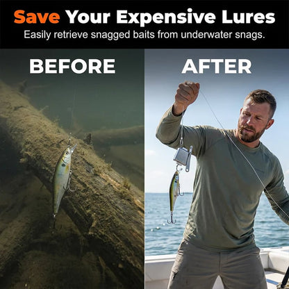 “1+2ingyen 🎁✨”🎣💪 Mentsd meg a drága csalik! Rozsdamentes acél csalivisszahúzó – 🌊só- és édesvízhez, 💰megtakarítás, 🔧könnyű használat