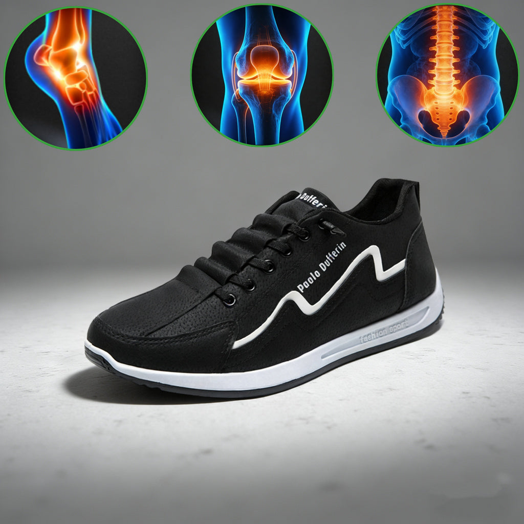 Plaxoo® |  Calzini omaggio del valore di 20 €! | Scarpe sportive ortopediche unisex 👞 Supporto ergonomico dell'arco plantare, suola antiscivolo, estremamente comode da indossare!