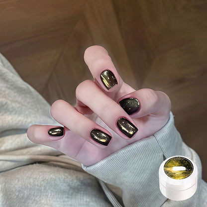 🔥50% Kedvezmény🏷️🐱 Mágneses csillámporos cat eye géllakk – ✨ üvegszerű jelly hatással, 🌈 17 színben – szalonminőség otthonra