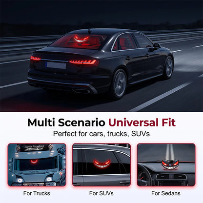 🔥50% popust🏷️🚗 Opozarjajte in impresionirajte! LED "hudičevo oko" za avto – ☀️sončno polnjenje, 📳senzor tresljajev, 🔋USB rezerva