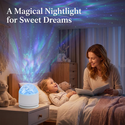 ⏰ Korlátozott ideig érvényes ajánlat 🎁🌌 Aurora éjszakai fényvetítő, 🎨 16 színnel és távirányítóval – varázslatos hangulat otthon