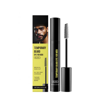 🔥50% Kedvezmény🏷️🧔 Azonnali szakáll- és szemöldökfesték, 🖤 természetes fekete pigmenttel, ✨ kompakt, 12 ml-es kiszerelésben – utazáshoz is ideális