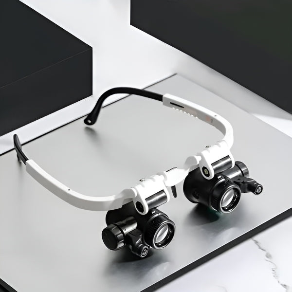 "1+1 brezplačno 🎁✨"   👓 Povečevalna očala z LED-svetlobo – 🔬 8x, 15x in 23x povečava, 💡 nastavljiva osvetlitev – GLAZOOM