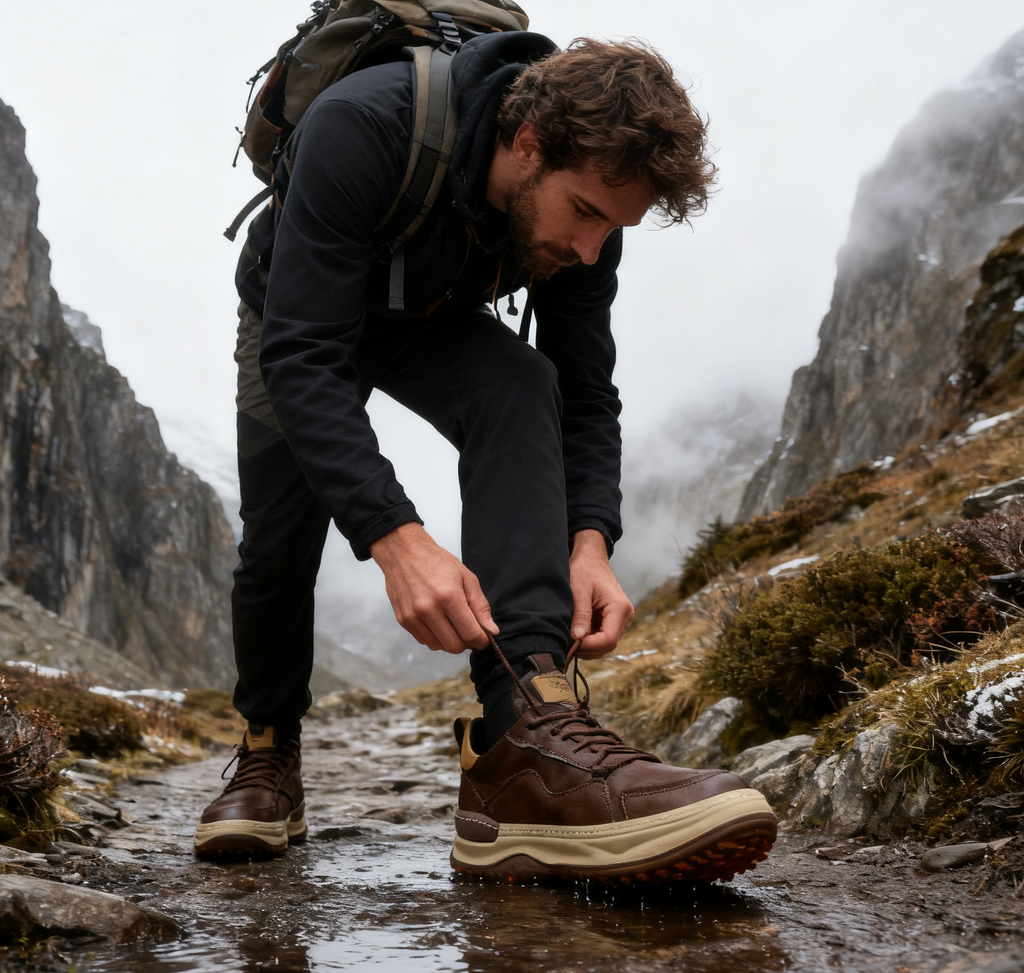 (🔥Sconto del 50% oggi - Non perderlo!) - Scarpe selezionate in pelle di vitello a doppio strato - Impermeabili e antiscivolo (supporto dell'arco plantare, allevia il dolore)