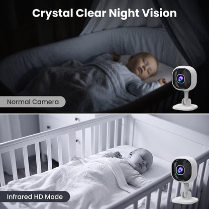 “1+1 ingyen 🎁✨”🔥50% Kedvezmény🏷️📹 360°-os intelligens otthoni biztonsági kamera – 1080P HD, éjszakai látással, kétirányú hanggal, WiFi+AP