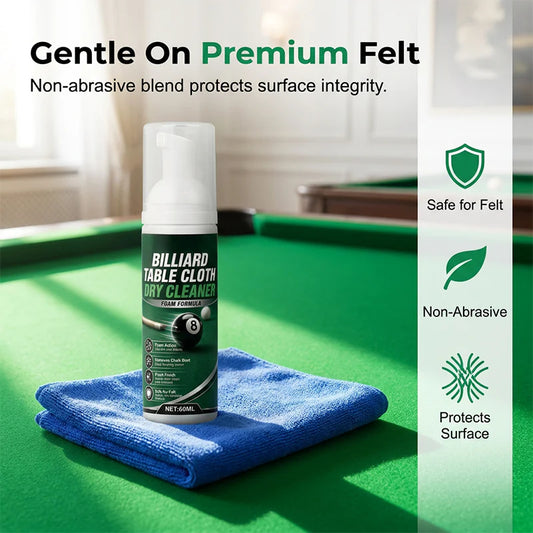 "1+2 brezplačno 🎁✨"🎱 Penasti čistilec za biljard – ✨ globinsko čiščenje, 🧼 nežen do tkanine – 60 ml