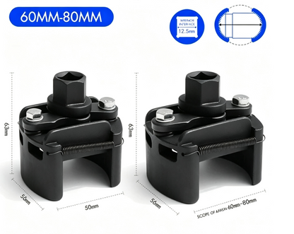 “1+1 ingyen 🎁✨”  50% Kedvezmény🏷️🔧 Állítható olajszűrő-kulcs – 📏 60–80mm univerzális, ⚙️ rugós kialakítás – otthoni és szakmai autószervizhez
