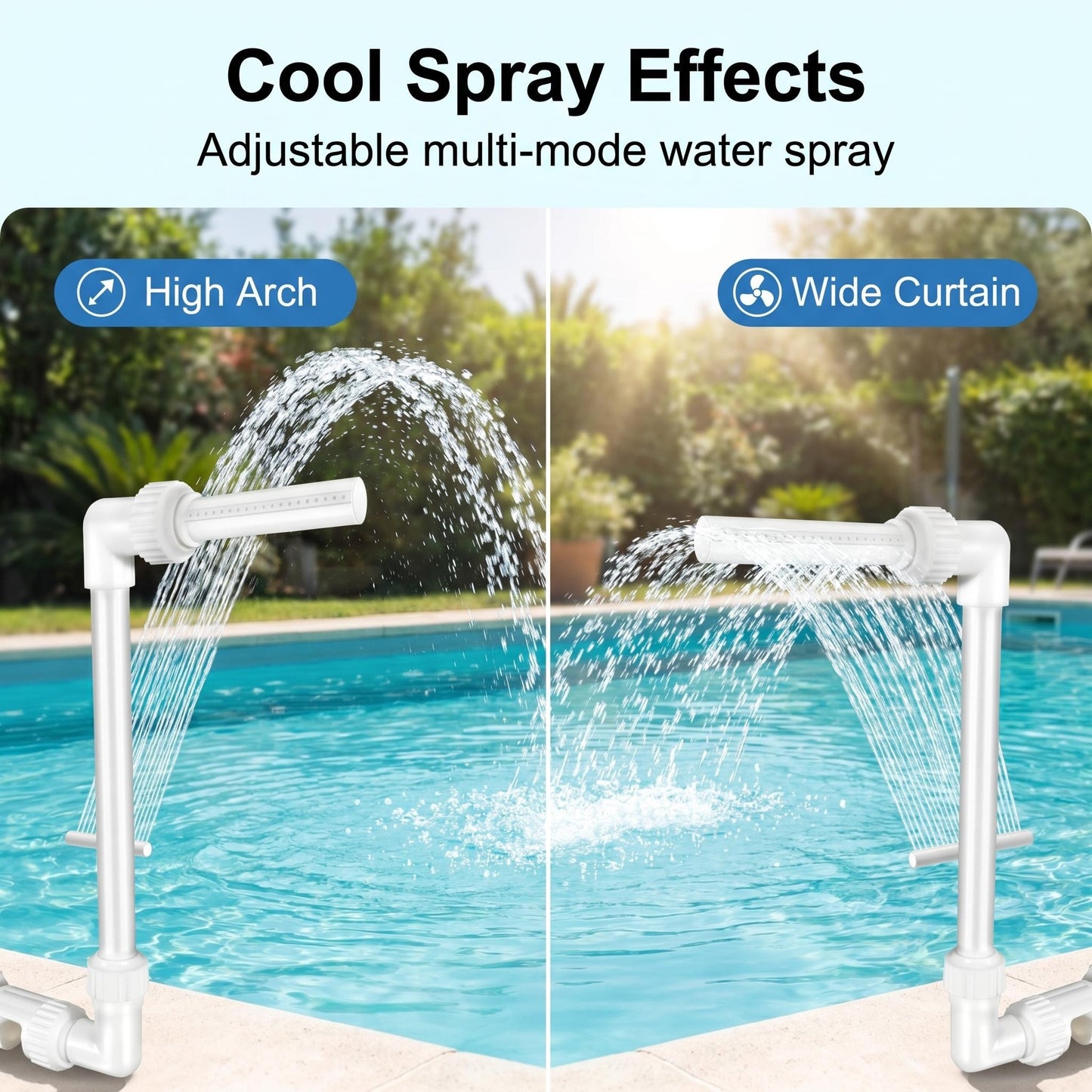 🔥 50% Kedvezmény 📦 Kombinált csomag 🔗💦 Pool Fountain Sprayer 🏊