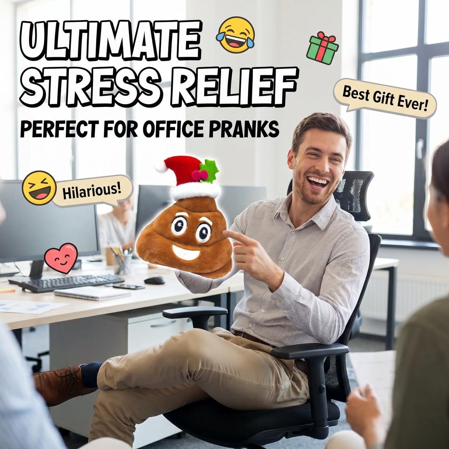 “1+1 ingyen 🎁✨” 💩🎵 Nevetés garantált! Vicces kakis plüssjáték – 💨6+ finghang, 🧸puha plüss, 🎁tökéletes ajándék