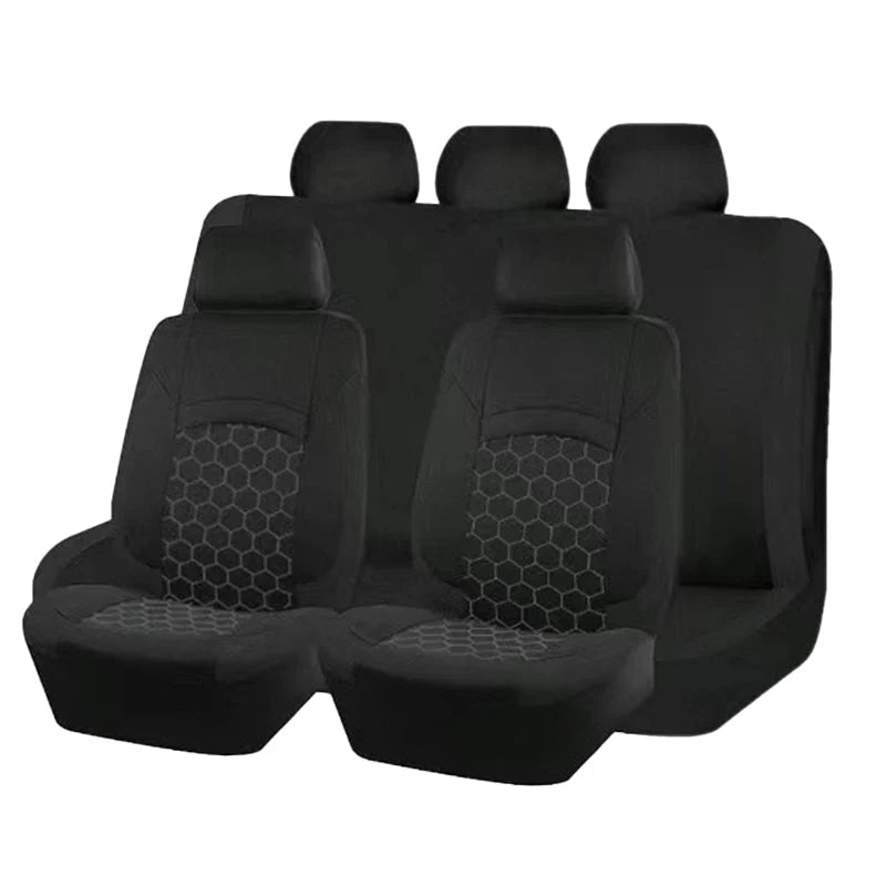 🚗Univerzális, 9 darabból álló autóüléshuzat-készlet, 5 üléses modellekhez🛡️