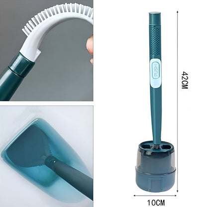Ščetka za WC + dozirnik čistila – silikon, 360° | FLUSHBRUSH
