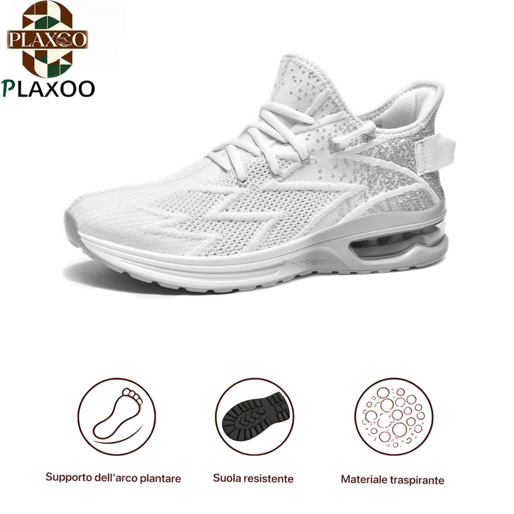 Plaxoo® |  Calzini omaggio del valore di 20 €! | Scarpe sportive ortopediche unisex 👞 Supporto ergonomico dell'arco plantare, suola antiscivolo, estremamente comode da indossare!