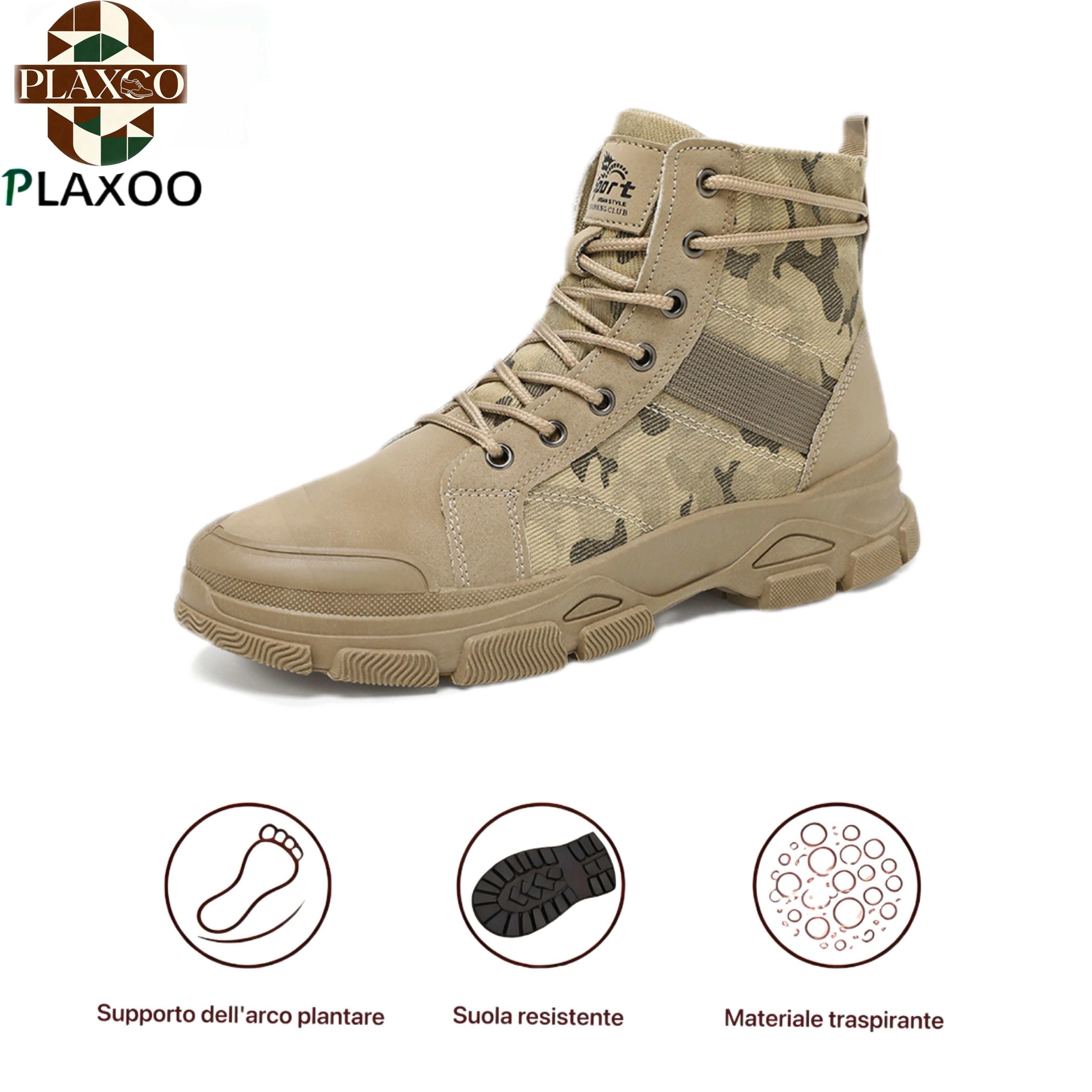 Plaxoo® |  Ricevi un paio di calzini in omaggio del valore di 20 €! | Stivaletti ortopedici unisex 👞 Supporto ergonomico dell'arco plantare, suola antiscivolo, estremamente comodi da indossare!