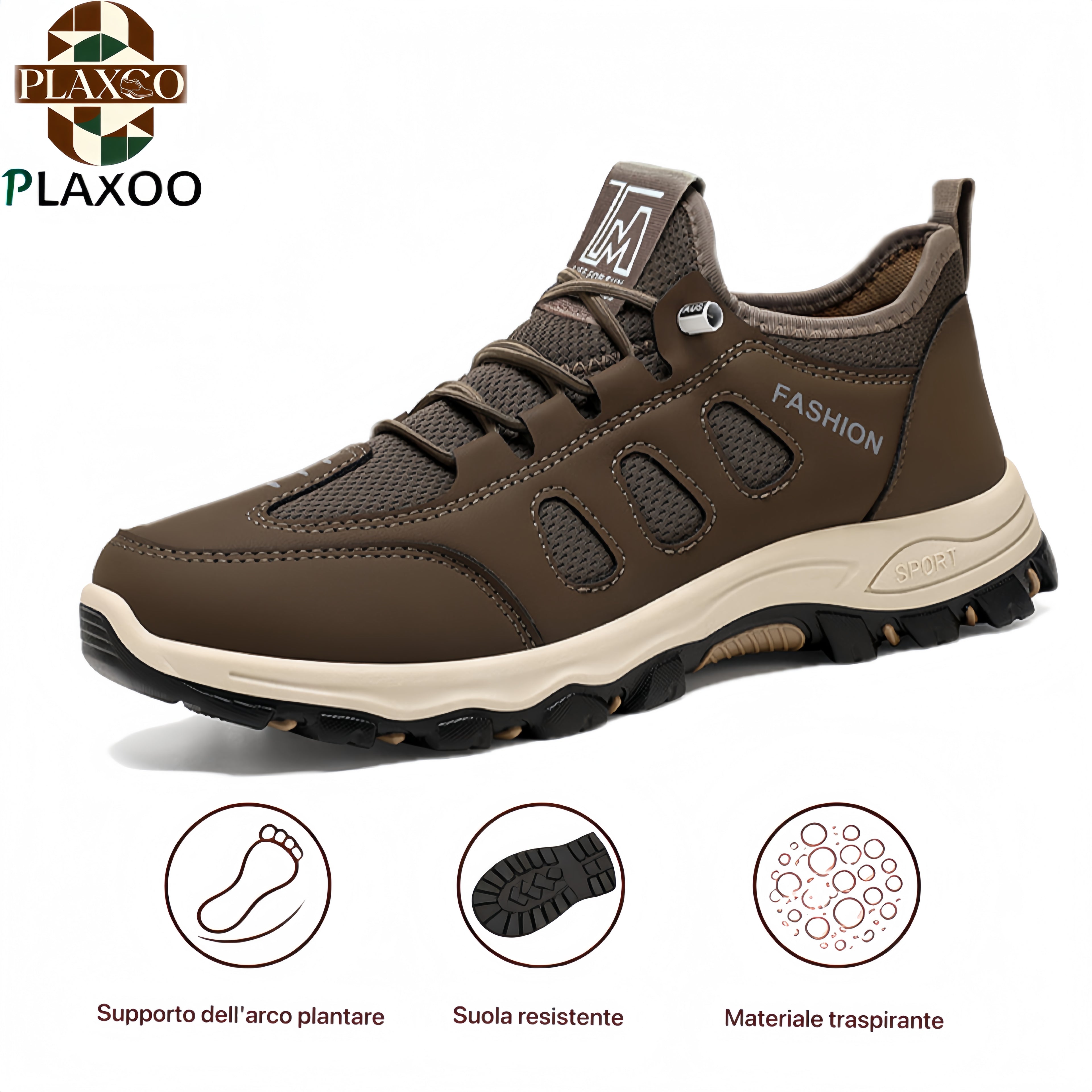 Plaxoo® | Sconto del 50% per un periodo limitato! Scarpe da trekking ortopediche con un'aderenza eccellente, pensate per piedi stanchi e gonfi ✨