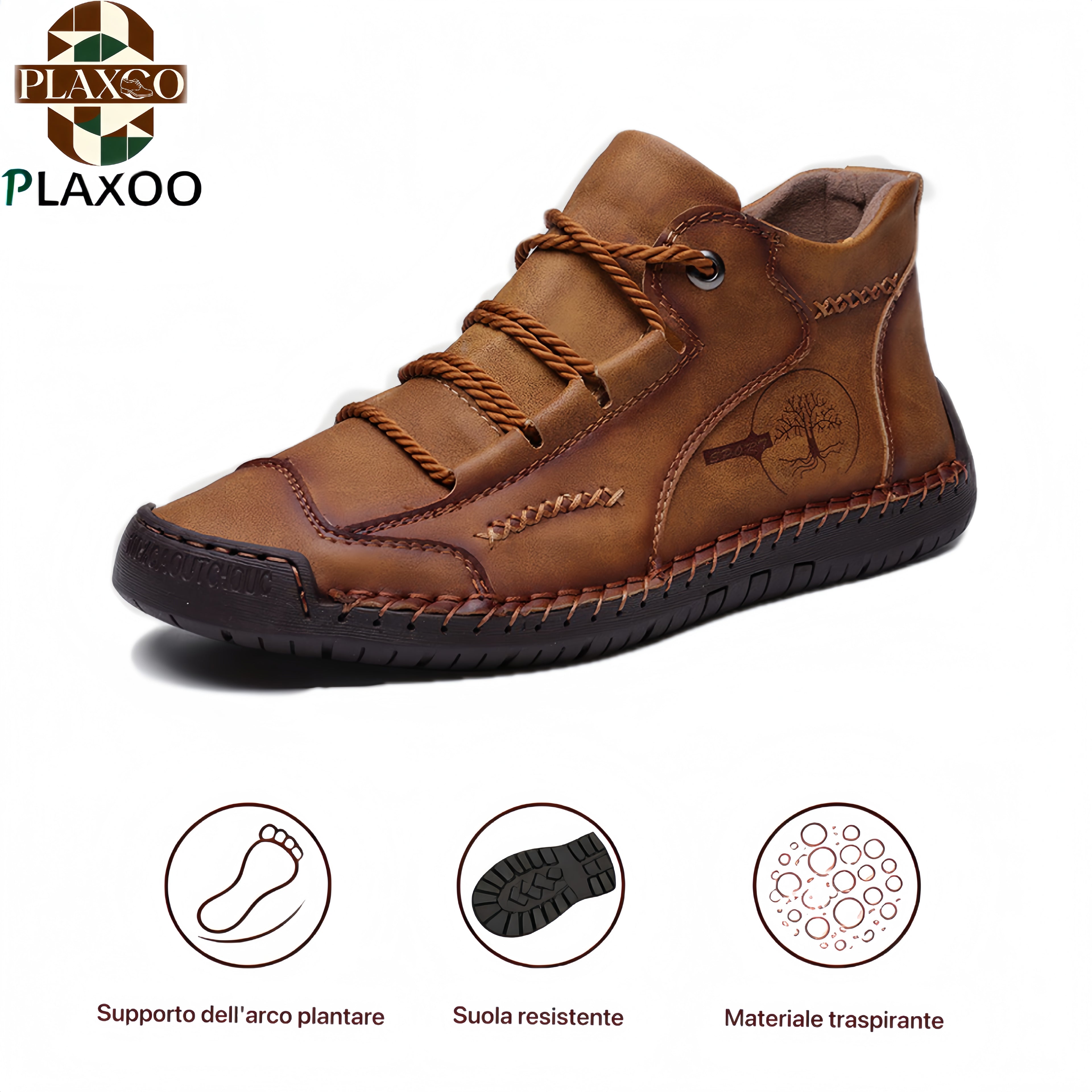 Plaxoo® | Sconto del 50% per un periodo limitato! Stivaletti ortopedici in vera pelle per alleviare l'affaticamento e il gonfiore dei piedi ✨