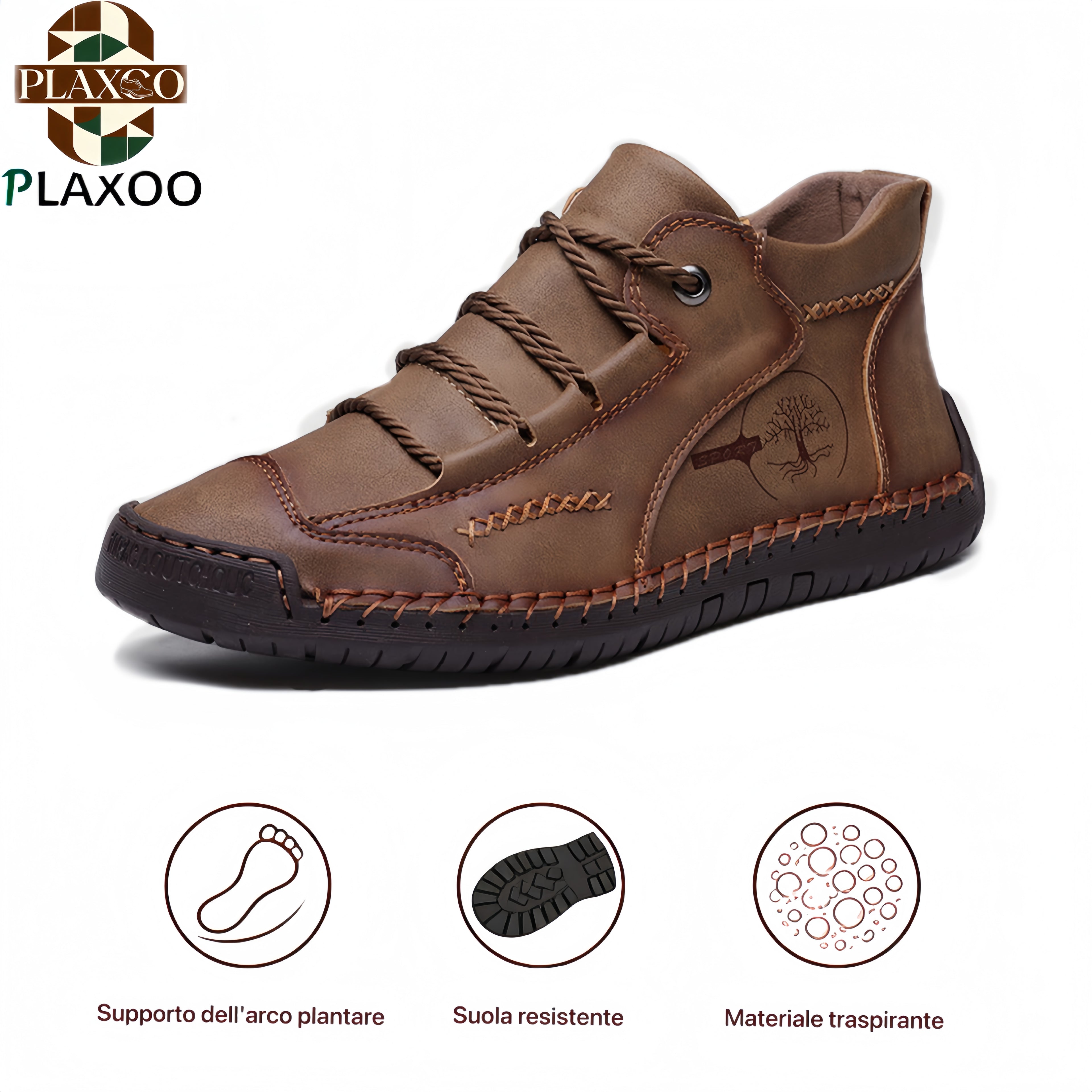 Plaxoo® | Sconto del 50% per un periodo limitato! Stivaletti ortopedici in vera pelle per alleviare l'affaticamento e il gonfiore dei piedi ✨