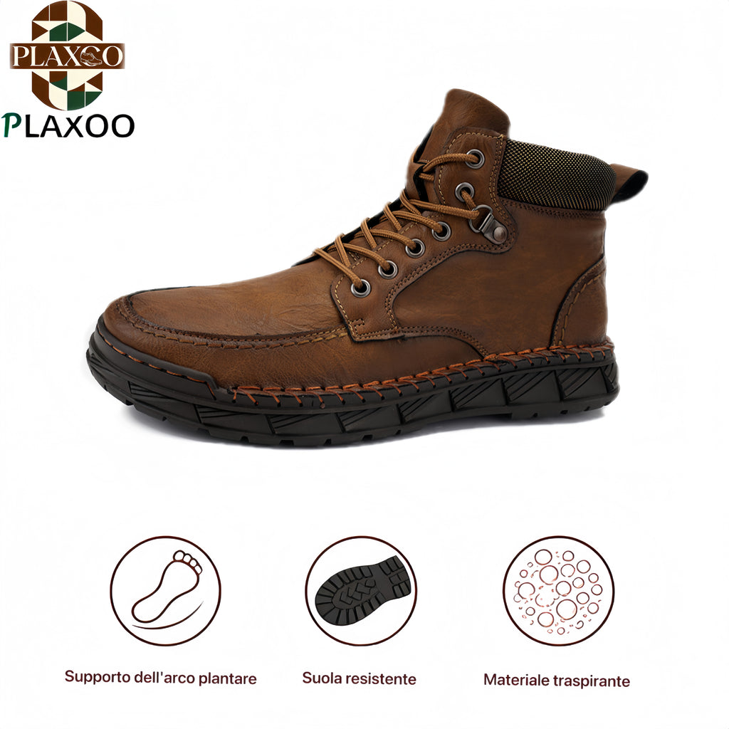 Plaxoo® | 🎁 Ricevi un paio di calzini in omaggio del valore di 20 €! | Stivaletti ortopedici unisex 👞 Supporto ergonomico dell'arco plantare, suola antiscivolo, estremamente comodi da indossare!