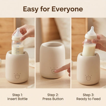 “1+1 ingyen 🎁✨”🔥50% Kedvezmény🍼 Automatikus palackrázó és melegítő – 🌡️ precíz hőmérséklet-szabályozással, 🔇 csendes működéssel – cumisüvegekhez