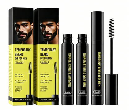🔥50% Kedvezmény🏷️🧔 Azonnali szakáll- és szemöldökfesték, 🖤 természetes fekete pigmenttel, ✨ kompakt, 12 ml-es kiszerelésben – utazáshoz is ideális
