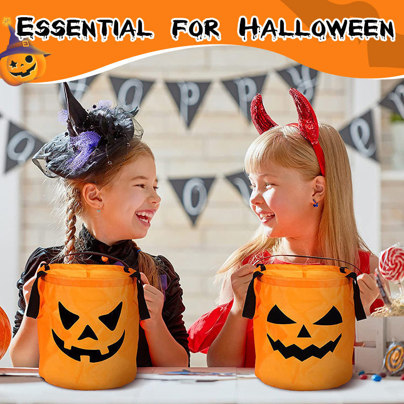 Halloween-i világító tökös táska