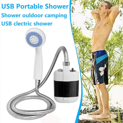 🚿Külső, hordozható, USB-ről működtethető kültéri zuhany