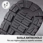 Plaxoo® | Offerta limitata: 50% di sconto!Stivali alti in pelle vera, unisex per uomini e donne!Sono scarpe ortopediche con supporto plantare ergonomico, suola antiscivolo e comodissime da indossare!