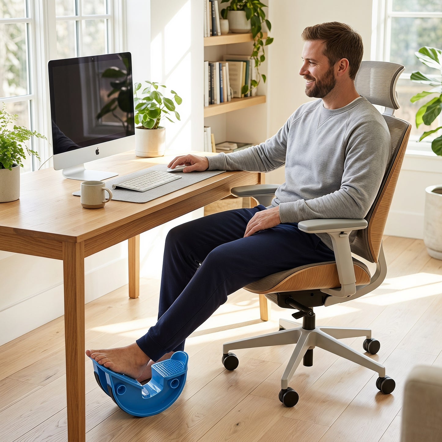 🦶 Kolo za raztezanje ahilove kite – 🧘‍♂️ Ergonomična zasnova in terapija gibanja brez bolečin 🌿✨