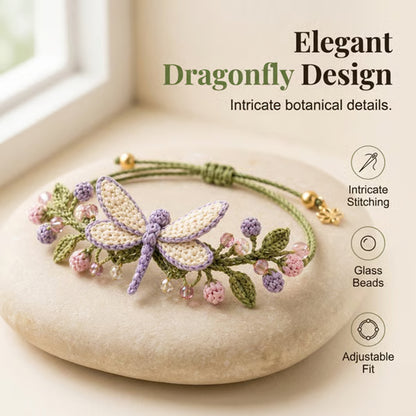 🔥50% Kedvezmény🏷️🎨Több színben kapható🦋 Természet ihlette DIY horgolt karkötő készlet – 📖 kezdő útmutatóval, 🎁 ajándékdobozban – kreatív kézműves ajándék