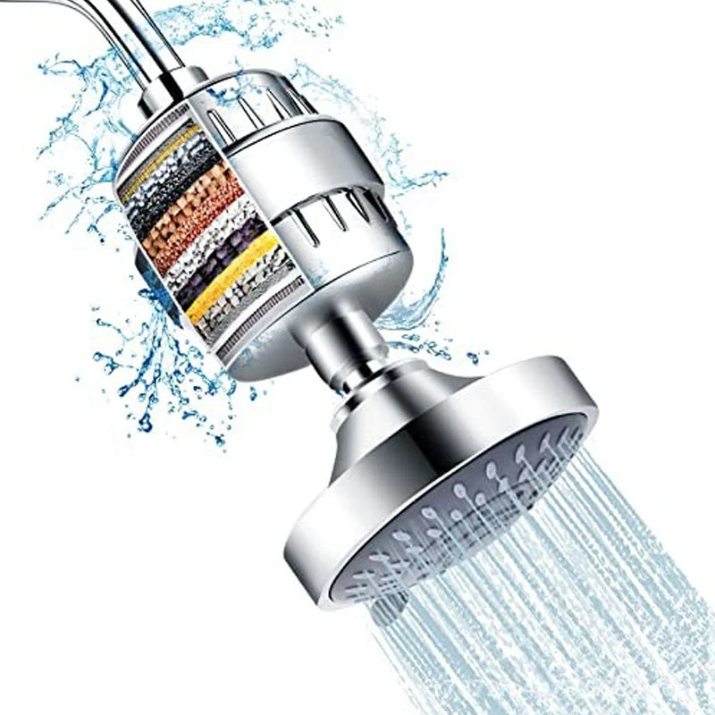 🔥50% Kedvezmény🏷️🚿 20 fokozatú szűrős zuhanyfej, 🌊 5 permetezési móddal, 🔄 360°-ban forgatható – gyengéd a bőrhöz, erős a szennyeződések ellen