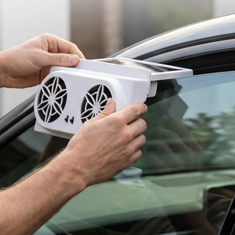 ⏰ Korlátozott ideig érvényes ajánlat 🎁☀️ Napenergiával működő autóventilátor – 🚗 három ventilátorral, 🔋 akkumulátor-kímélő technológiával – hűvös utazás minden napsütéses napon