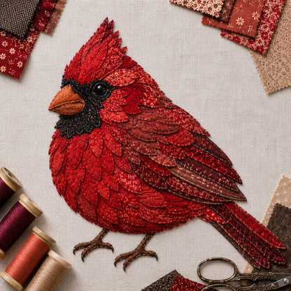 Komplet za 3D ptico patchwork tehniko | BIRDKIT