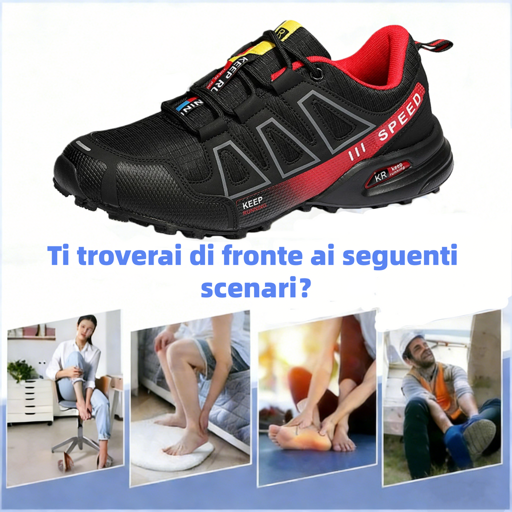 Plaxoo® | Sconto del 50% per un periodo limitato! Scarpe da trekking ortopediche con un'aderenza eccellente, pensate per piedi stanchi e gonfi ✨
