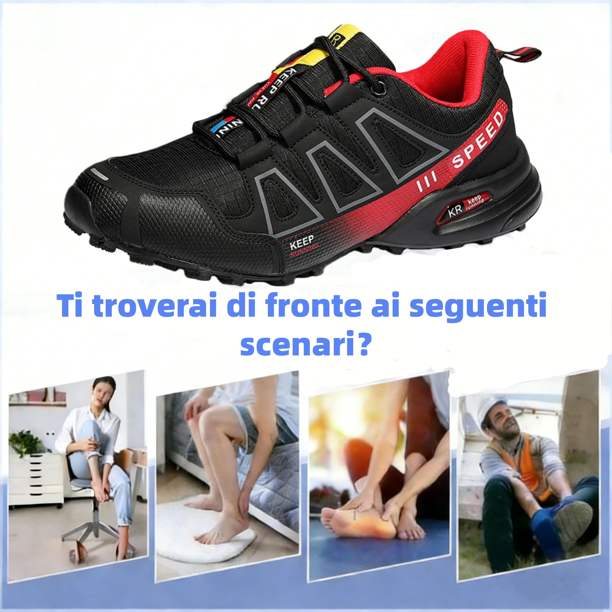 Plaxoo® | Sconto del 50% per un periodo limitato! Scarpe da trekking ortopediche con un'aderenza eccellente, pensate per piedi stanchi e gonfi ✨